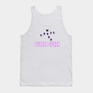 Crossword Puzzle Queen Tank Top